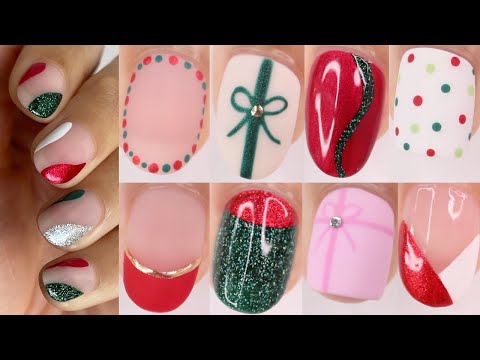 TOP 20 CHRISTMAS NAIL DESIGNS 2024 | huge Christmas nail art compilation, relaxing Christmas music