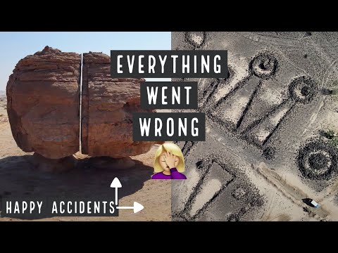 Everything goes Wrong! Rock of Naslaa + Khaybar Geoglyphs and Mustatils of Saudi Arabia خَيْبَر