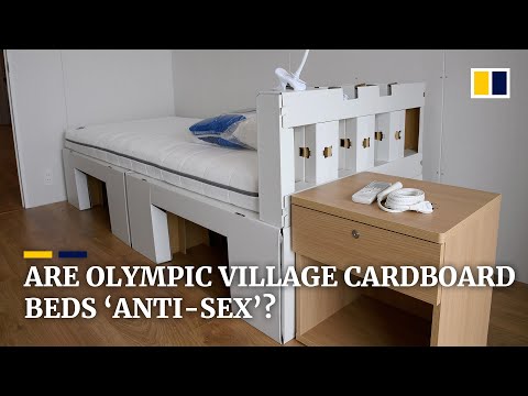 ‘Anti-sex’ or sustainable: Tokyo Olympic Village cardboard beds spark speculation