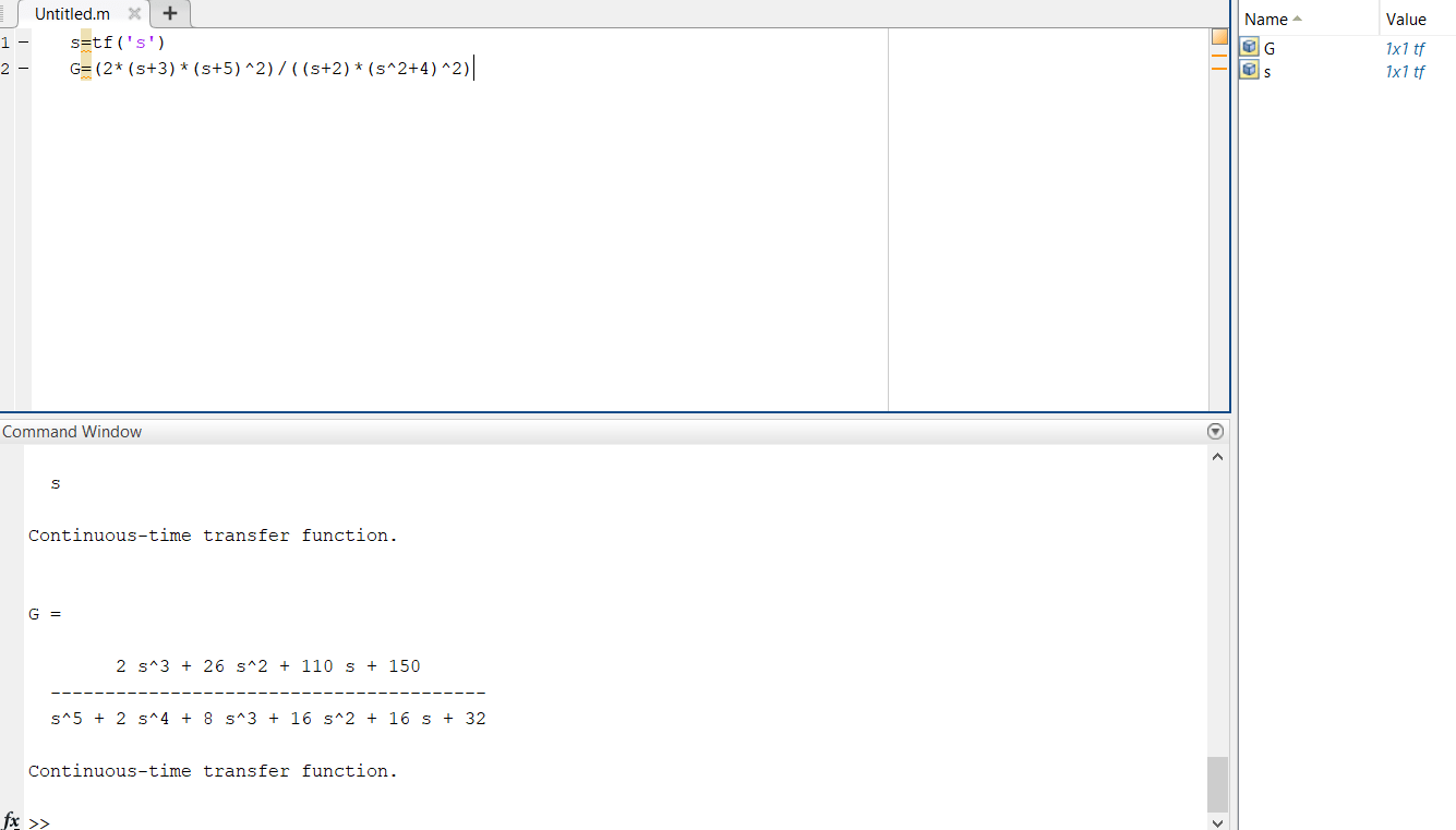 Transfer Functions In Matlab: How To Find The System Stability ...