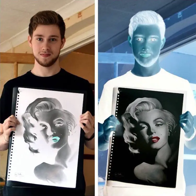 Liam York is a talented Artist, Photographer & Pianist in the UK. Since his childhood, he prefers to drawing and it was his passion to be an artist. Liam York became so popular in the world mainly by the concept of Negative drawings.