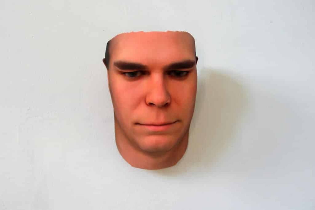 Imagine you threw away a chewing gum or a cigarette head on the street and then after few days you went to see an Art gallery and seeing your 3D printed face hangs on a wall.