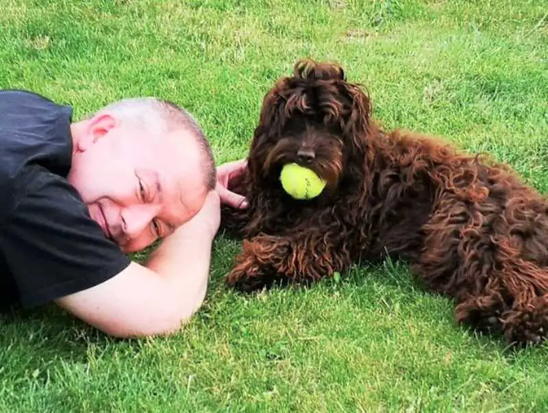 Digby, the 'Defusing' Dog, Saves the Life of a Lady who was Attempting Suicide on a Bridge