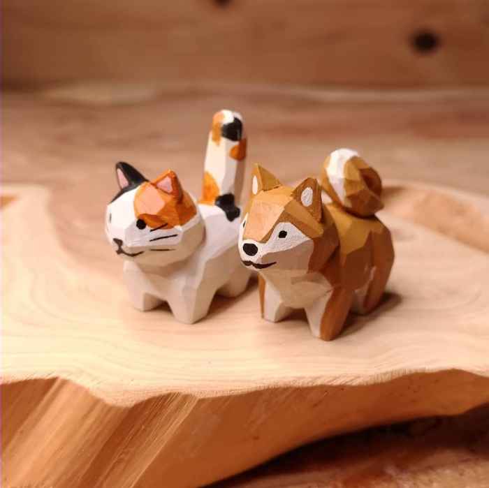Seiji Kawasaki – A Japanese wood carving artist who creates the Cutest Carved Wooden Animals