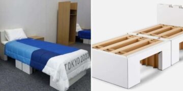 The Eco-friendly Cardboard Beds at the Olympics went viral, drawing attention to the fact that they are designed to be 'anti-sex'