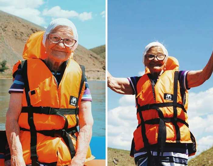 A 91-year-old Grandma traveled around the World alone, Sharing her Journey on Facebook