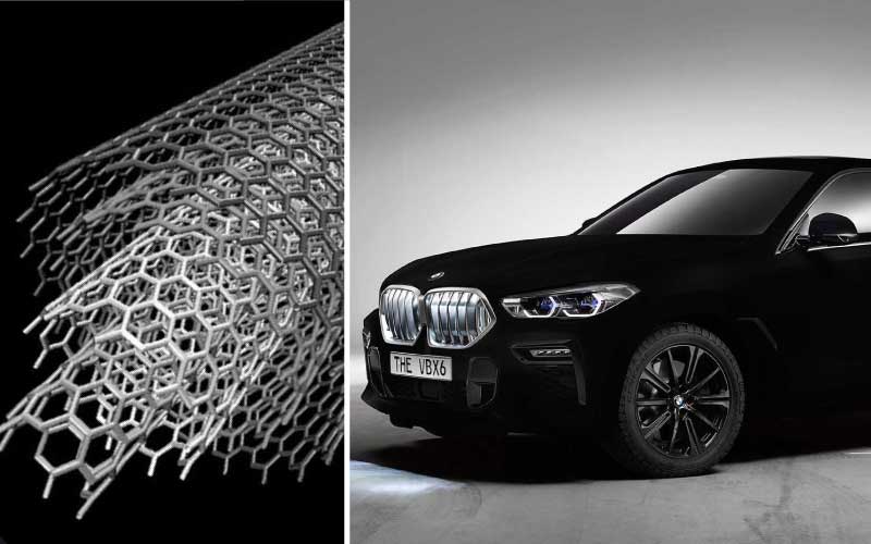 BMW painted a car with Vantablack, the world's blackest black