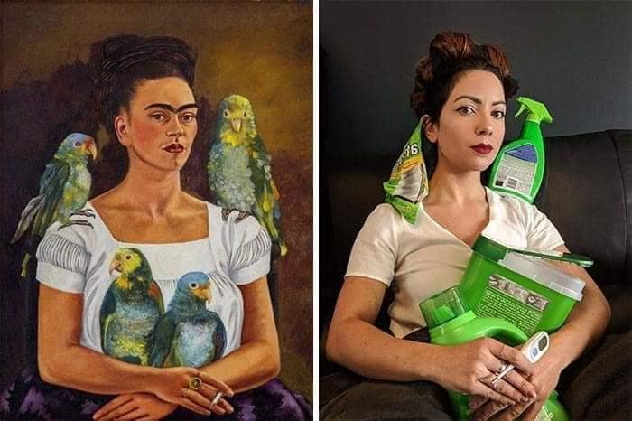 A Museum Challenged Fans to Re-create Artworks at home