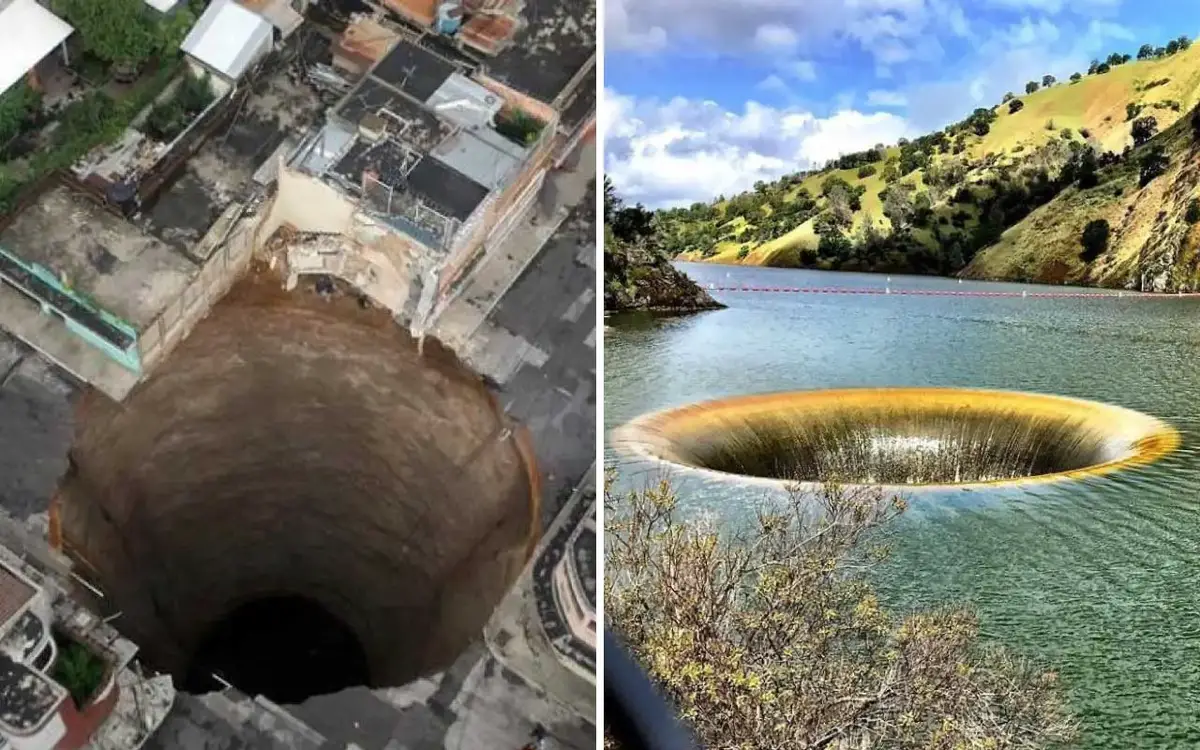 Water Hole in Portugal Looks Like a Portal to Another Dimension