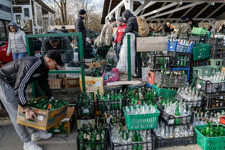 Here's a collection of 15 photographs that highlight how the conflict has progressed since it began on February 24 and how life in Ukraine has transformed in an instant.