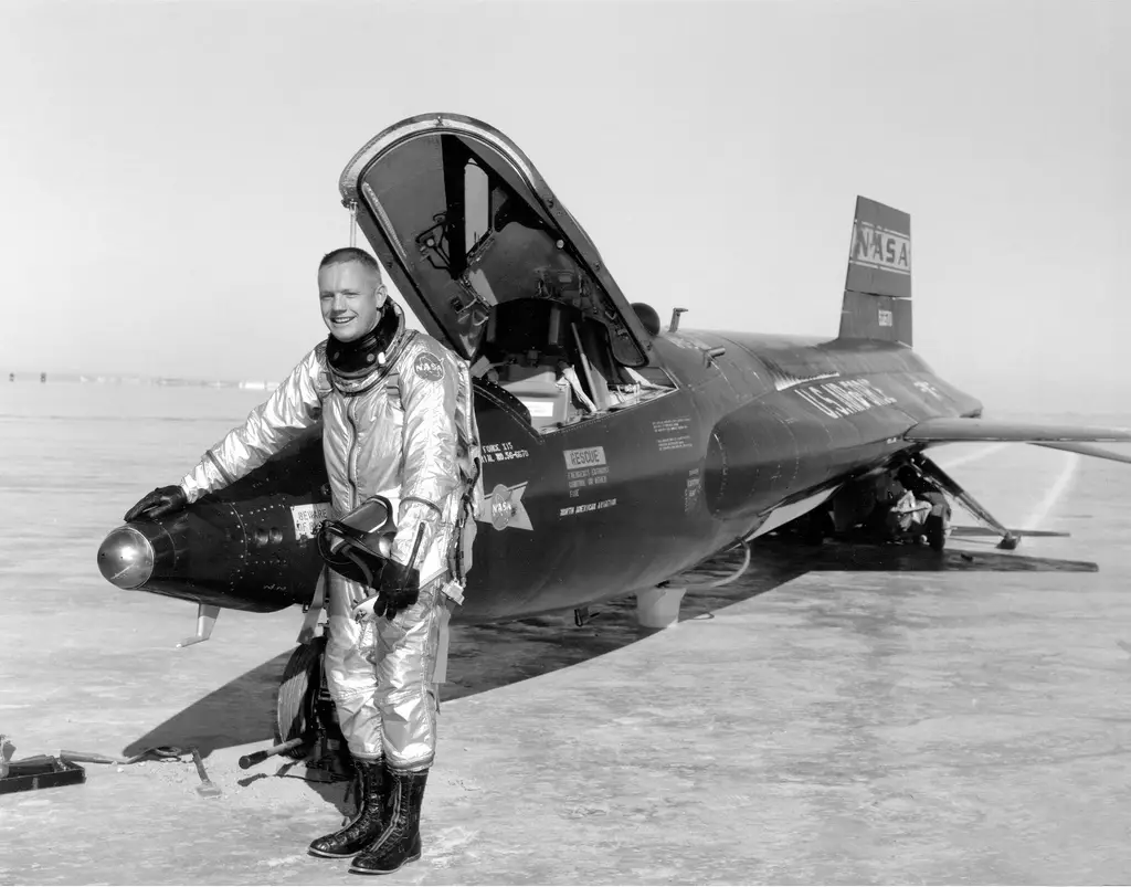 Pilot Neil Armstrong and X-15 - Fastest Jet in the World