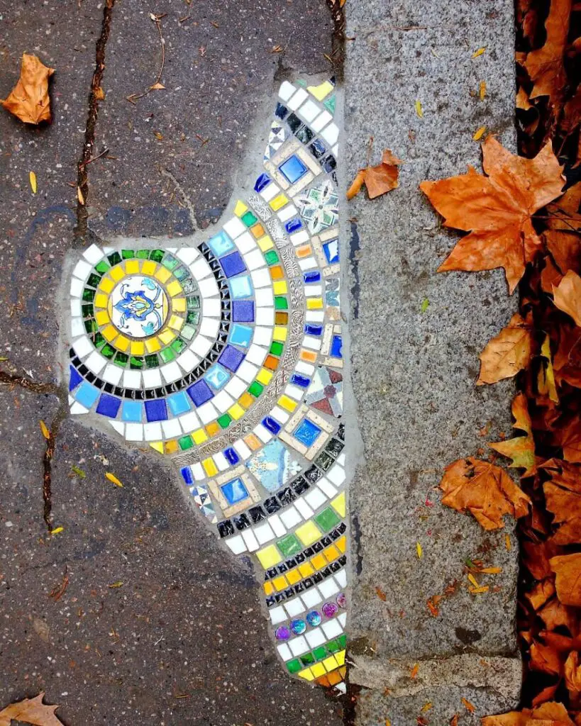 Potholes to Masterpieces: Ememem's Vibrant Mosaic Art Brings Life to Roads. 30 Amazing Artworks!