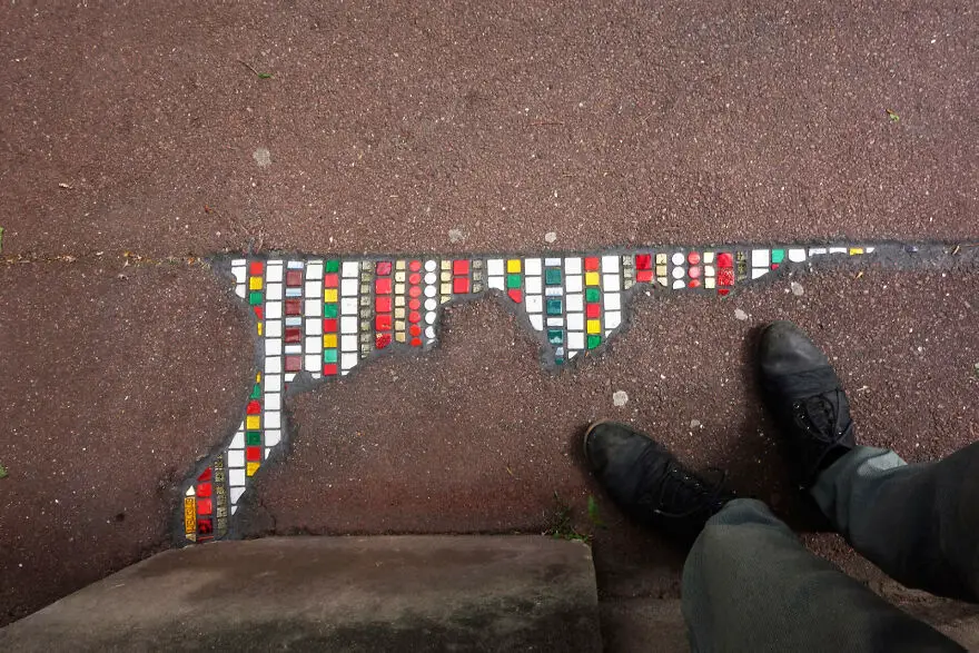 Potholes to Masterpieces: Ememem's Vibrant Mosaic Art Brings Life to Roads. 30 Amazing Artworks!