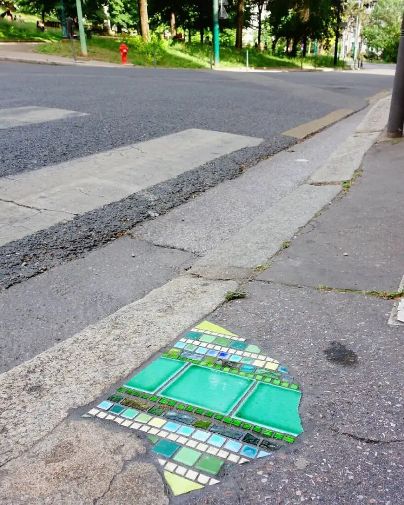 Potholes to Masterpieces: Ememem's Vibrant Mosaic Art Brings Life to Roads. 30 Amazing Artworks!