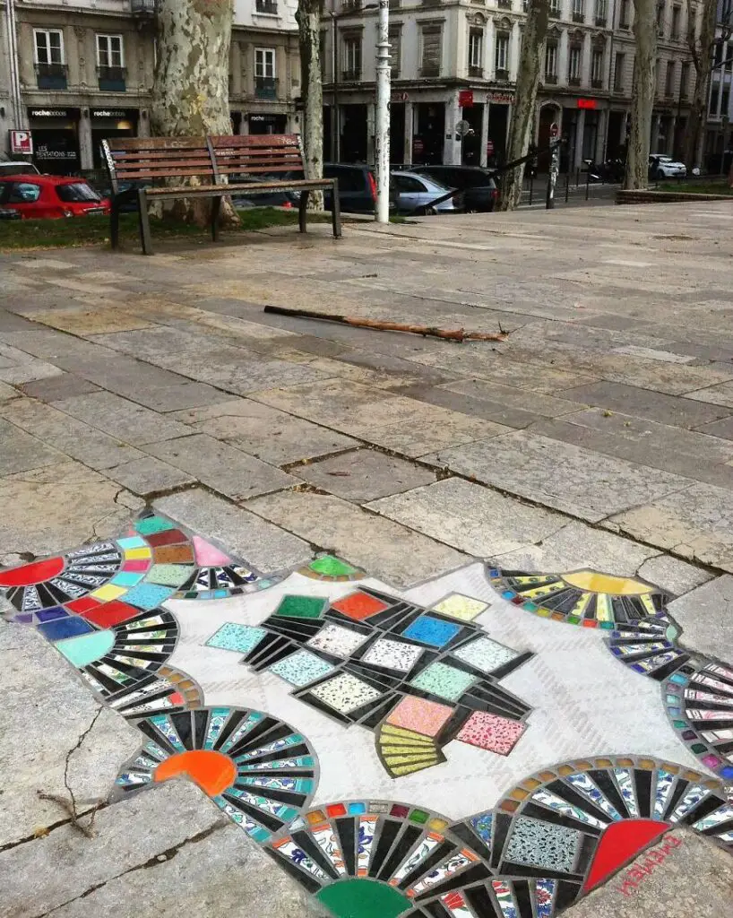 Potholes to Masterpieces: Ememem's Vibrant Mosaic Art Brings Life to Roads. 30 Amazing Artworks!