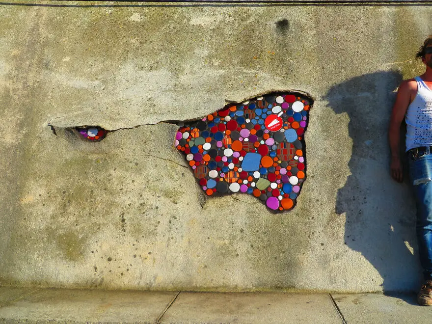 Potholes to Masterpieces: Ememem's Vibrant Mosaic Art Brings Life to Roads. 30 Amazing Artworks!