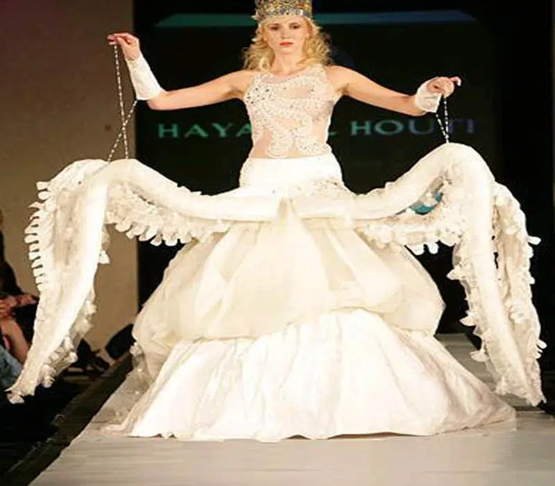 Prepare to be amazed by the 20 most weird and outrageous wedding dresses ever! From unconventional designs to bold statements, witness the extraordinary side of bridal fashion that pushes boundaries. #WeirdWeddingDresses #OutrageousBridalFashion #UnconventionalBrides