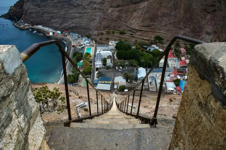 Discover the breathtaking challenge of Jacob's Ladder in St. Helena, a remarkable stairway that stands as one of the world's longest and steepest.