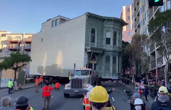 San Francisco broker invests $400K to transport $2.6M historic victorian mansion by truck Tim Brown spends $400K to move $2.6M Victorian mansion in SF! Historic home relocation stuns in viral San Francisco real estate feat.