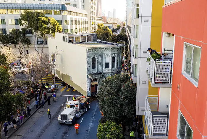 San Francisco broker invests $400K to transport $2.6M historic victorian mansion by truck Tim Brown spends $400K to move $2.6M Victorian mansion in SF! Historic home relocation stuns in viral San Francisco real estate feat.