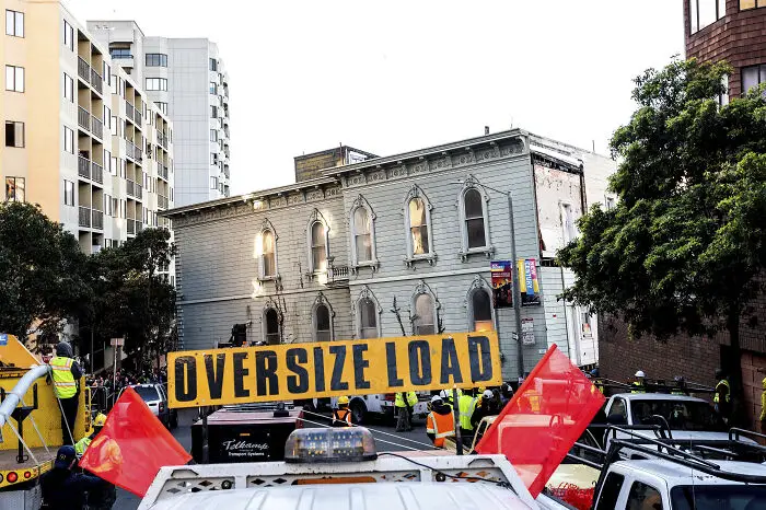 San Francisco broker invests $400K to transport $2.6M historic victorian mansion by truck Tim Brown spends $400K to move $2.6M Victorian mansion in SF! Historic home relocation stuns in viral San Francisco real estate feat.