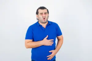 Although not a medical term, stress belly is a commonly used colloquialism for the bloating that occurs when a person is stressed. Abdominal distention is a common symptom of chronic stress and is something that many people will be familiar with.