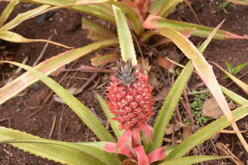 Ideal growing conditions for a pineapple plant