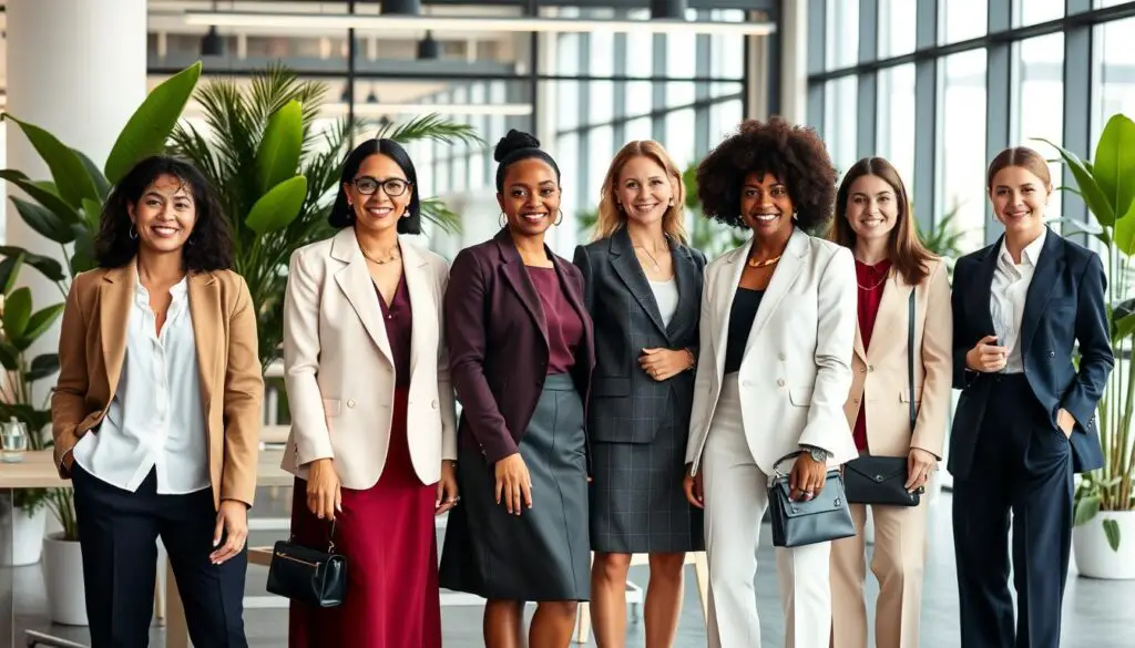 Finding the right mix of style and professionalism in business casual outfits for women can be tough. Women's business casual attire should show confidence and style, making a strong impression at work. This guide will show you professional outfits for women that fit different office settings and personal styles.