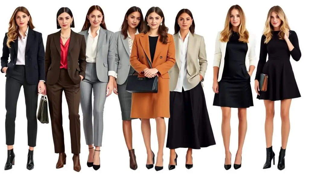 Finding the right mix of style and professionalism in business casual outfits for women can be tough. Women's business casual attire should show confidence and style, making a strong impression at work. This guide will show you professional outfits for women that fit different office settings and personal styles.