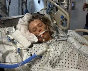 Julianne had suffered a grade 5 brain aneurysm rupture, the most severe form, with only about a 10% survival rate.