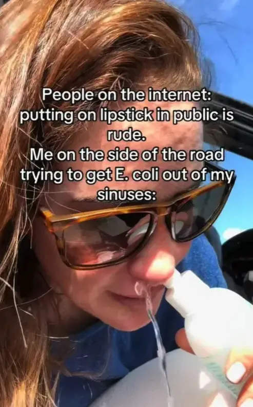 She claims a single fart from her ex-boyfriend seven years ago triggered a chronic sinus infection that plagued her for nearly a decade.