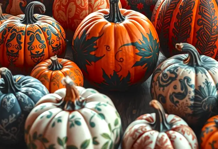 21 Creative Pumpkin Painting Ideas for Fall Inspiration