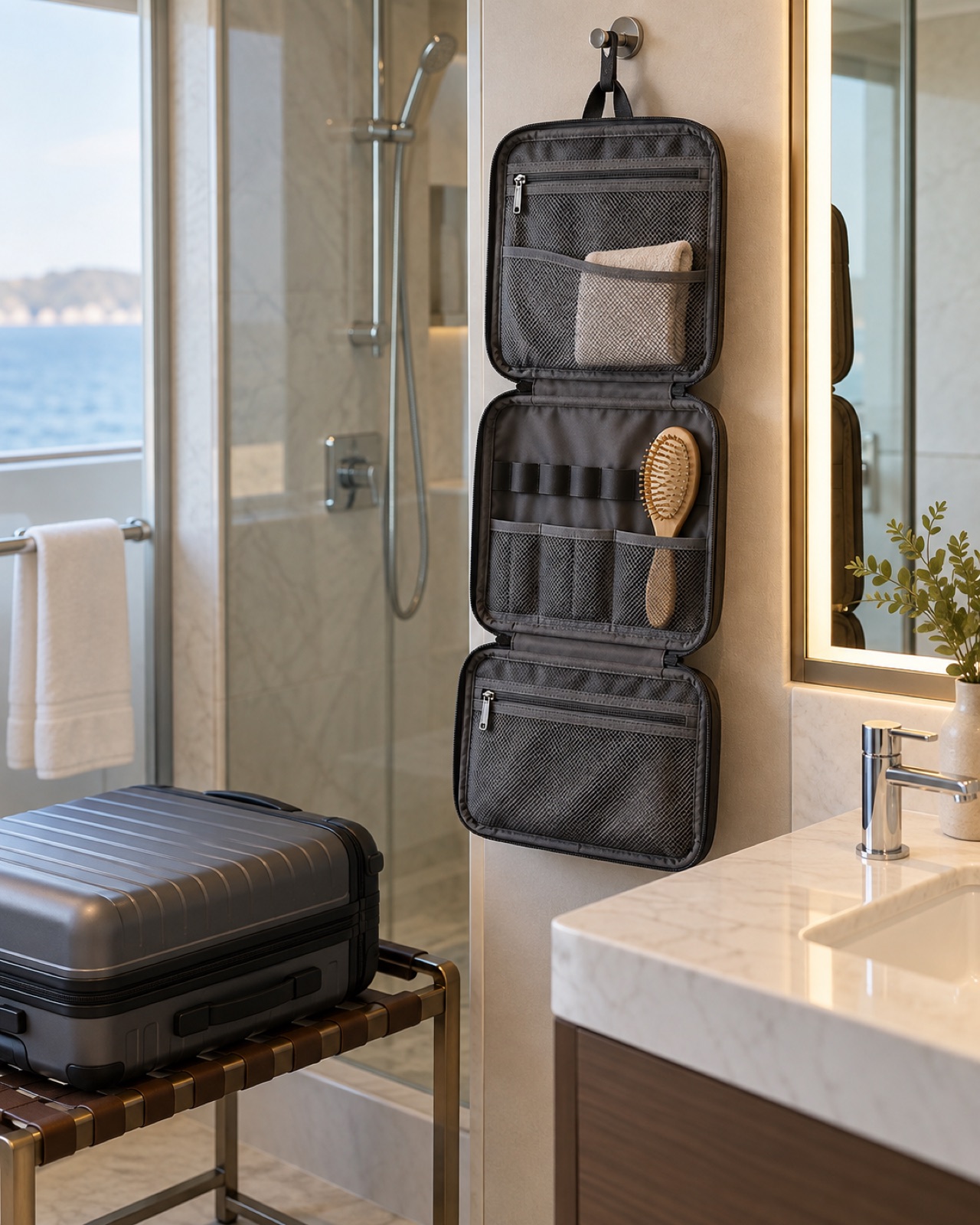 11 Hanging Toiletry Bags for Small Hotel and Cruise Bathrooms