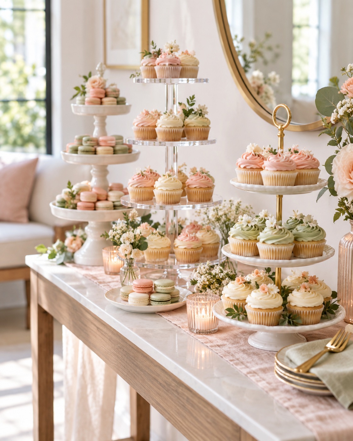 10 Tiered Cupcake Stands for Small Party Dessert Tables